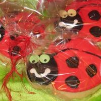 Ladybug Cookies For my daugther's first birthday favors!