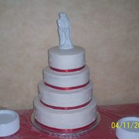 My Second Wedding Cake This was the cake I stayed up till 2am to finish. LOL. This is also the first cake that I assembled on site, rather nervewracking if I do...