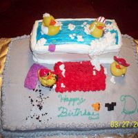 Ducky Bath This is also a duckie cake for my daughtes birthday. This is the one from her home party. I loved how it came out. I really thought it was...