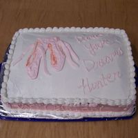 Dance Theme Cake I made this cake for an 8 year old girl that loves taking dance class. She had a "dance party" Each side of the cake had some...