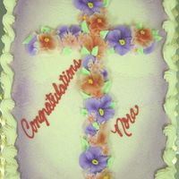 Flower Cross Airbrush really helps bring life to the pansies. I'm not a fan of the colors.