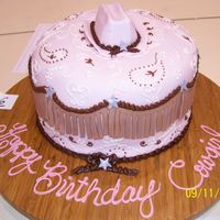 Cowgirl I made this cake for the fondant category for the Pillsbury Creative Cake Decorating Competition in Las Vegas, Sept. 2007.