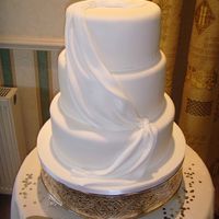 Sarah's Wedding For an ex work collegue. She wanted it to be all white, really simple with no fussy bits. She left the design up to me! Nervewracking. Had...