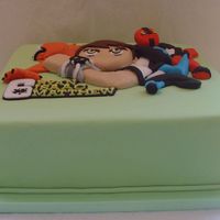 Ben 10 Cake The customer wanted a ben 10 cake, but the aliens were not to look too aggresive. The cake was for three friends, whose names had to be on...