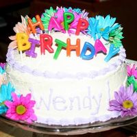 Daisy Birthday Cake I made this cake for a co-workers birthday. It was pretty and fun and VERY EASY!