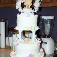 50Th Anniversary Cake A 50th Anniversary cake with Royal Roses. It was requested to look like their wedding cake looked 50 years ago.