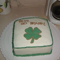Ireland Forever! This is a Devil's Food cake with filling made with butter cream, crushed Thin Mint cookies and a touch of peppermint extract and...