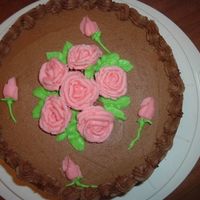 Just For Practice this is the 1st chocolate BC cake i've done. I just finished cake class last week so i was just messing around & trying to...