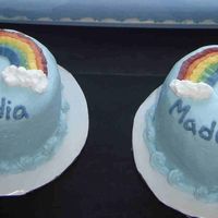 Rainbow Smash Cakes set of smash cakes to go with my noah's ark cake