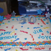50Th Bday one of my very first cakes