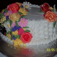 Wilton Course 2 Final Cake View 1 