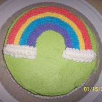 Wilton Course 1 Final Cake This was my first cake. Our class that day we were rushed, so I didn't get the chance to put any writing on it. And I have to say I...