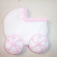 Baby Buggie Cookie Baby carriage for baby shower