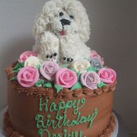 Little White Pooch I did this cake for my neice who just moved out of her house and could not take her dog with her because her parents got way to attached to...