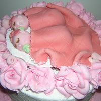 Fondant Twins I made this for a customer that was having twin girls, It was my first time making figures out of fondant. I grew so attached to them, I...