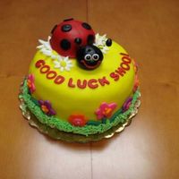 B2Ladybug.jpg I work part time in a grocery store bakery, and this was for my boss who got a promotion in another store. She LOVES ladybugs, and I do too...