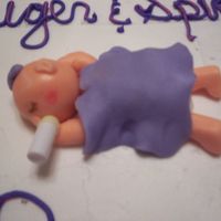 Close Up Of Baby Close up of fondant baby!