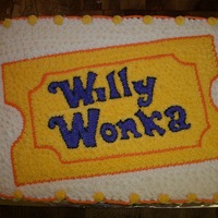 Willy Wonka This cake was raffled off at our school production of Willy Wonka