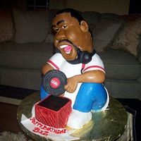 Biz Markie Birthday cake for the "Diabolical Biz Markie" done in fondant.