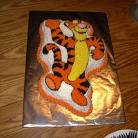 Tigger Birthday Cake This cake was done for a 1st birthday - this was also my first ever cake