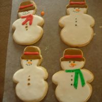 Snowmen Getting in the holiday spirit!! NFSC and Antonia's icing.Thanks for looking!