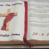 Deacon Tim's Ordination Missal Cake made for a Deacon's ordination. Inspired by the many book cakes here on CC, but in particular cakedout's wonderful open...
