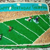 Football I made this cake in my first year of decorating. It is all BC and the design is from the Wilton site