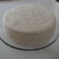 Trying Somthing New I had seen the embroidery technique in a magazine and thought I would try it, i did it free hand but next time i think i will use something...