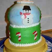 Snowglobe Cake snowglobe cake. TFL!