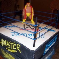 Wrestling Ring Hulk Hogan in the ring