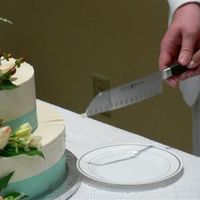 The 2Nd Wedding Cake I Ever Made. Vanilla Almond Pound Cake with Vanilla Buttercream -- I Decorated this cake with a stunning variety of gorgeous fresh flowers, greenery,...