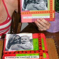Cake With Canvas My SIL's cake with the canvas it was modeled after