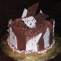 Extreme Chocolate Everything about this cake is chocolate. It was for a coworker of my husband. He wanted chocolate, chocolate and more chocolate. I tried to...