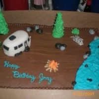Camping Cake I loved doing this cake. Thanks KathyC!! Lots of things I'd do differently next time around, but only because of my inexperience. Full...