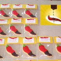 "some Like It Hot" Cookies These cookies were for a personal bridal shower with the theme of "Some like it hot!" The cookies were a variation of the...