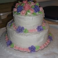 Birthday Cake For A Princess My 8-yr-old neice is a girly girl and had to have a birthday cake fit for a princess.