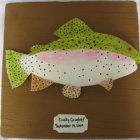 Rainbow Trout groom's cake