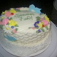 Basket Cake This is the cake I made in my last class of Wilton's course 2