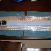 Mace Windu Lightsaber This was the cake for the kid's party for my son's 6th. White cake with chocolate buttercream and almond fondant. The kid's...