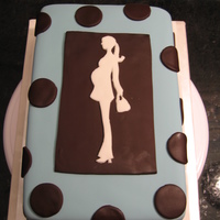 Mod Mom Baby Shower Cake This was a repeat of the first cake I ever made!