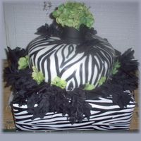 Wild 40Th Birthday Cake Sure feels good to post a cake...it's been a while. 10" round choco/choco cake covered with fondant and hand painted zebra...