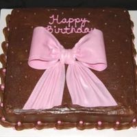 Pink_Bow.jpg My first fondant / gumpaste bow.