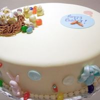 Easter Almond Cake Easter Almond Cake with Vanilla Buttercream