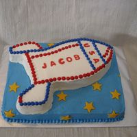 Space Ship Buttercream with MMF accents