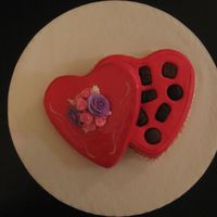 Candy Box This was actually a birthday cake I made for a co-worker and she said she wanted a v-day cake. It was chocolate with chocolate cream in the...