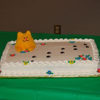 Cat Sheet Cake Birthday cake for cat lover (one of 3 cakes)