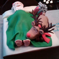 Santa And Rudolph Are Tired I got this idea from another photo in the gallery, but rather than Rudolph sleeping like a person under the covers, I wanted him curled up...