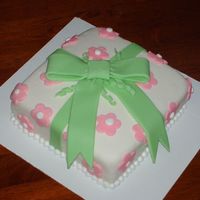 Wilton 3 Fondant Cake This is my first fondant covered cake. My daughter loved it!