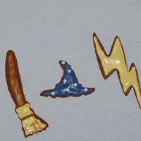 Harry Potter Cookies I made these for a class at church based on the Harry Potter books.