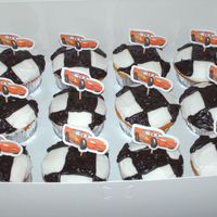 Lightning Mcqueen Cupcakes These were a last minute order so they are simple.